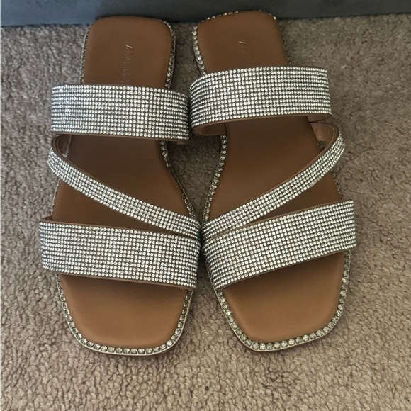 Stylish Rhinestone Sandals - Picture 1 of 5